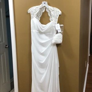 David’s Bridal Casual Wedding Dress NWT